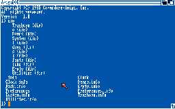 L'interfaccia a linea di comando di Amiga 1000