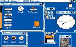 L'interfaccia grafica di Amiga 1000 L'interfaccia grafica di Amiga 1000