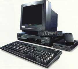 Il vero volto del CDTV: con tastiera e monitor era un vero computer